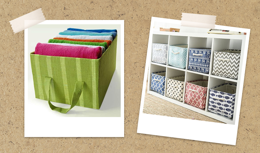 decoração com caixas de papelão