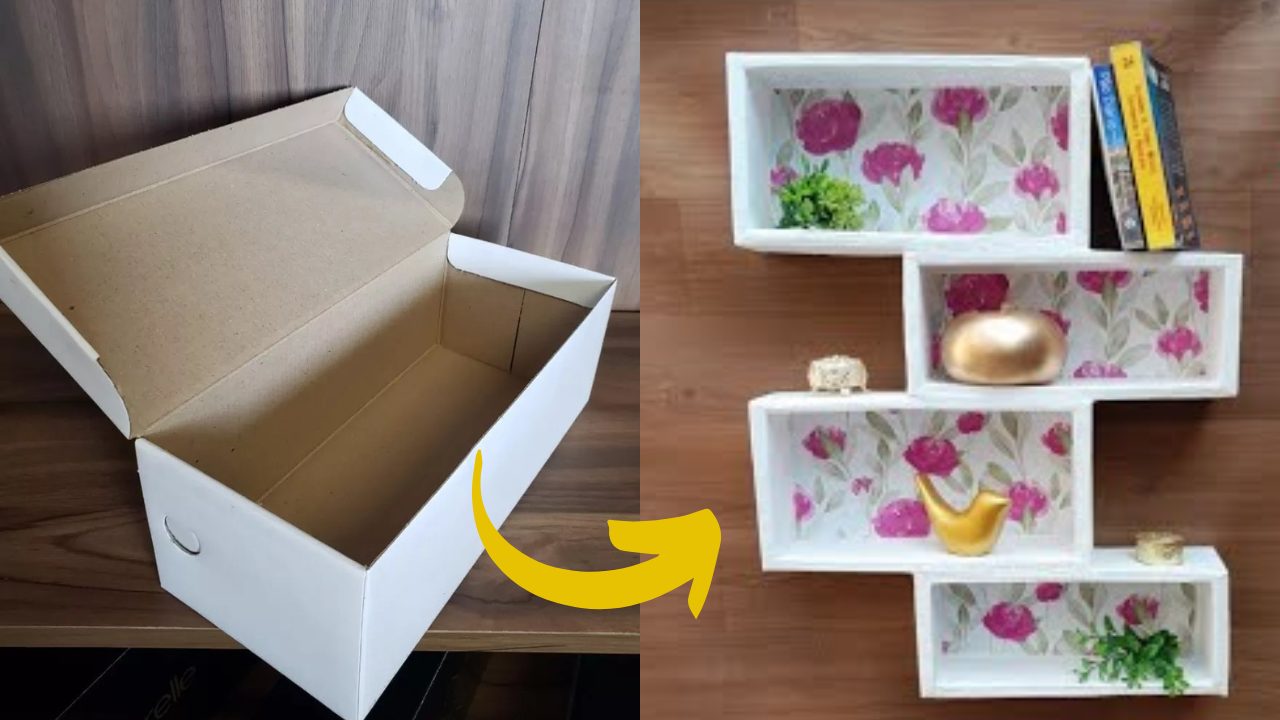 Reciclagem de caixas de papelão