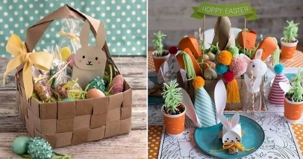 decoração com cestos