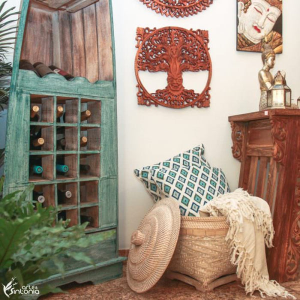 decoração com cestos