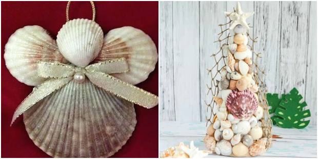 decoração com conchas