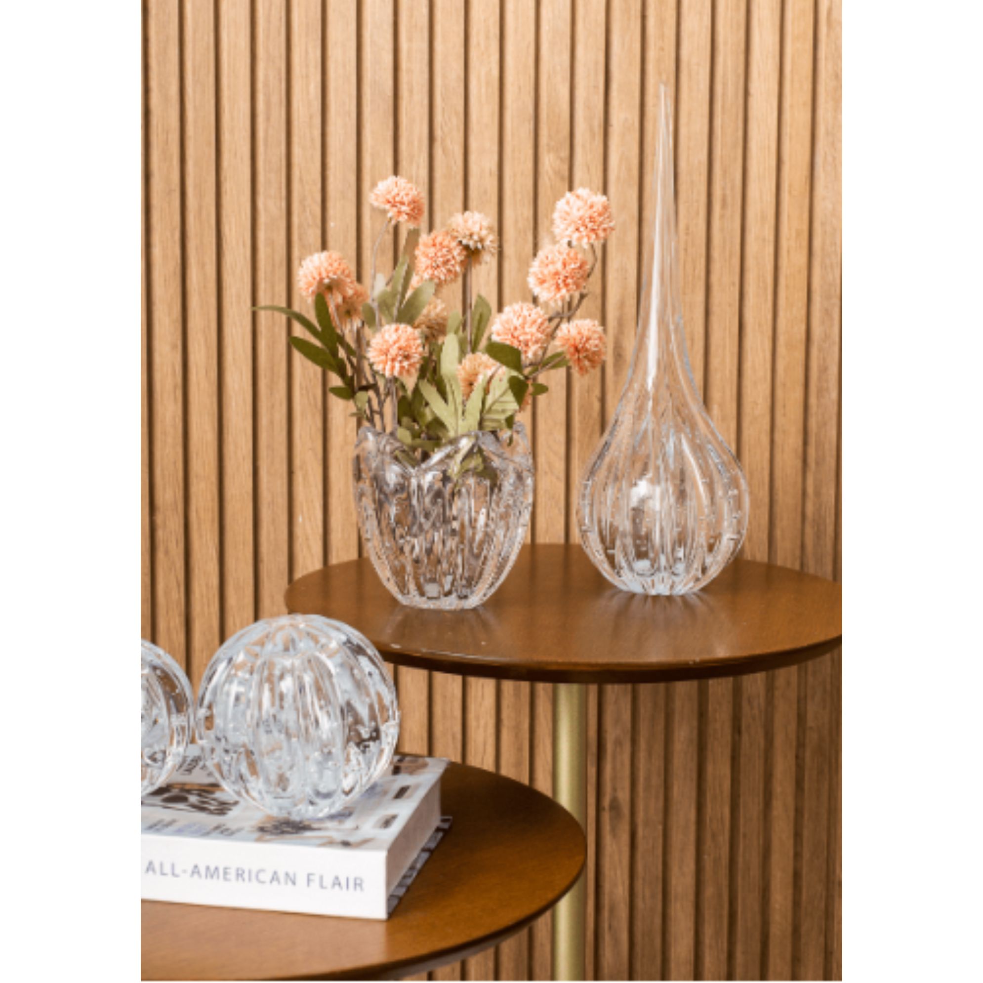 peças de cristal de luxo
