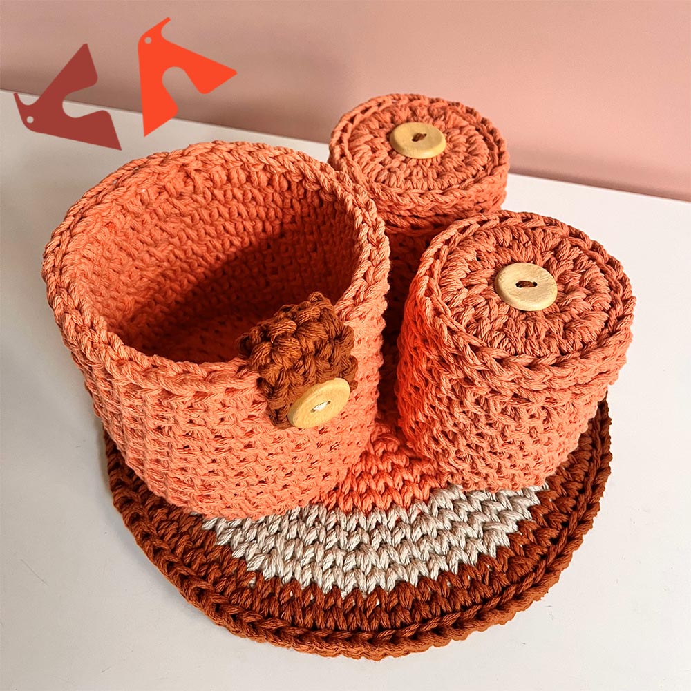 crochê para sala de estar