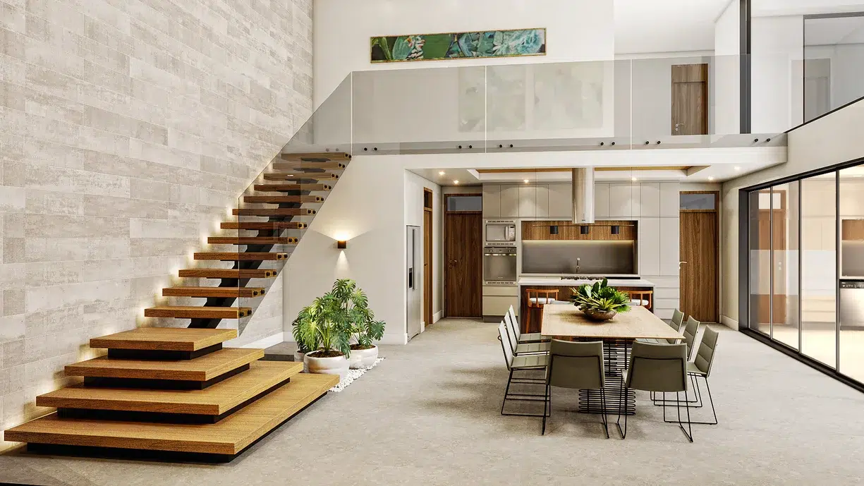 decoração com escadas