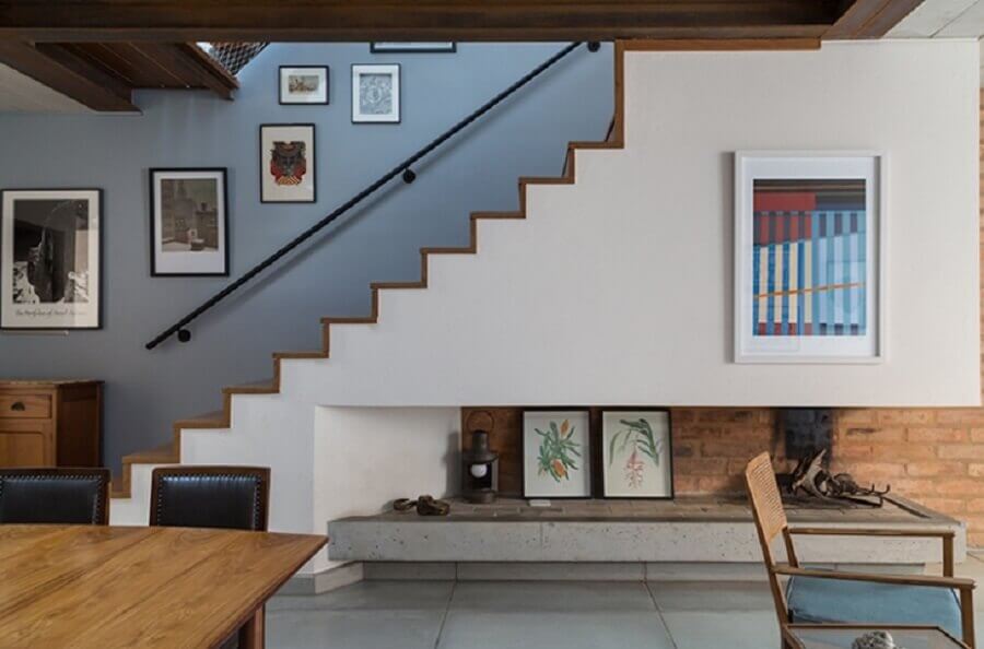 decoração com escadas