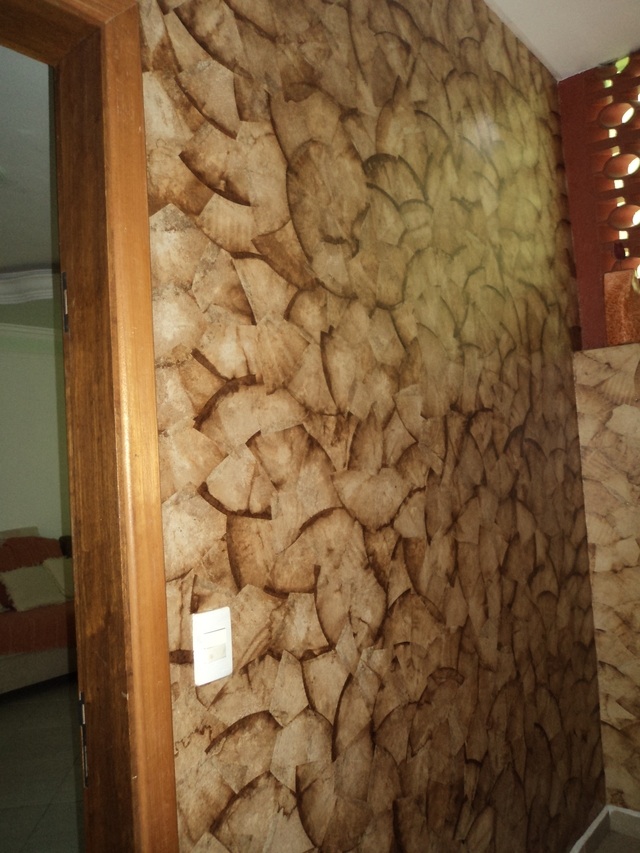 luminária feita com filtro de café