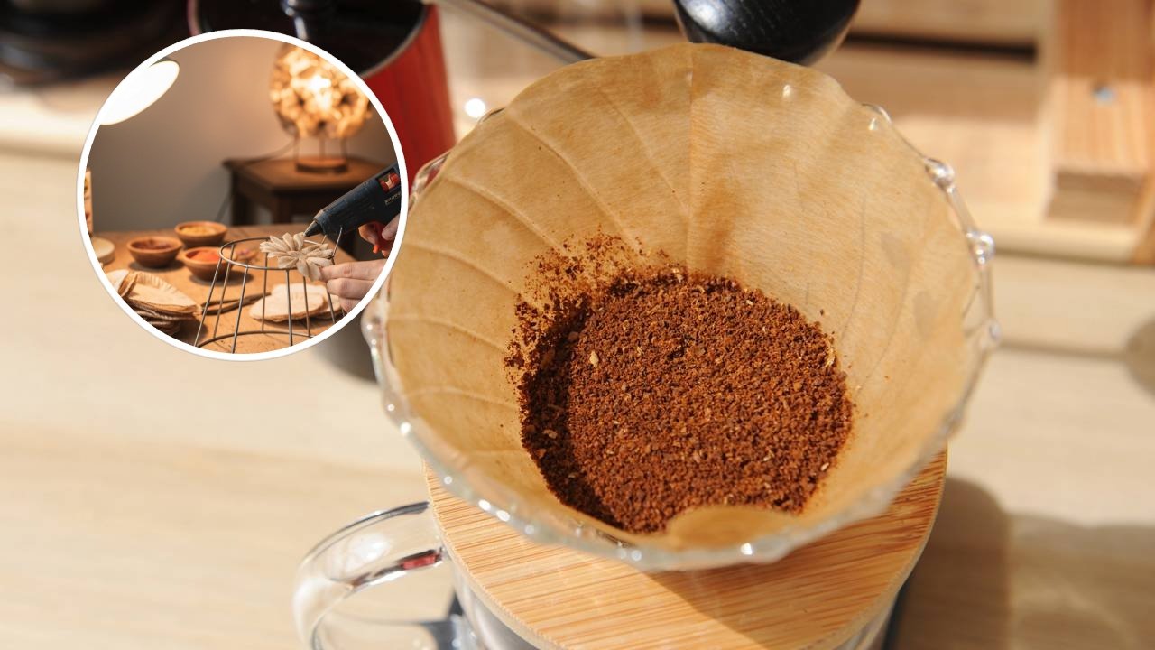 customizar objetos com filtro de café