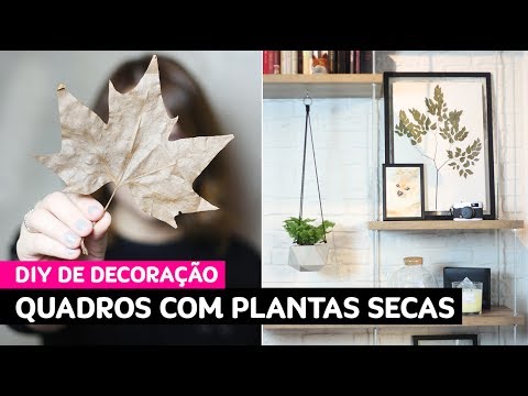 folhas secas vs flores secas para decoração
