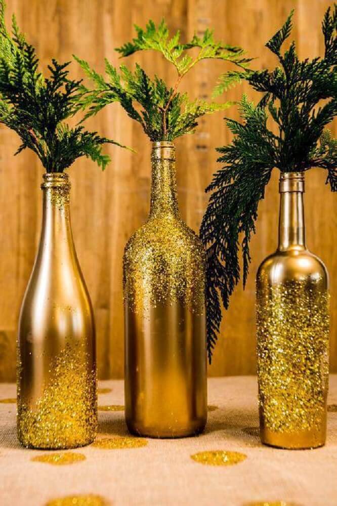 decoração com garrafões