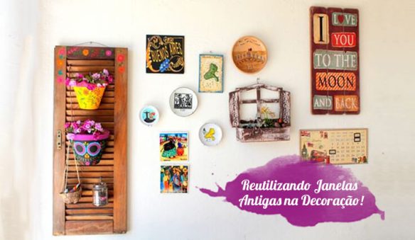 Decoração de jardim com janelas: um toque campestre