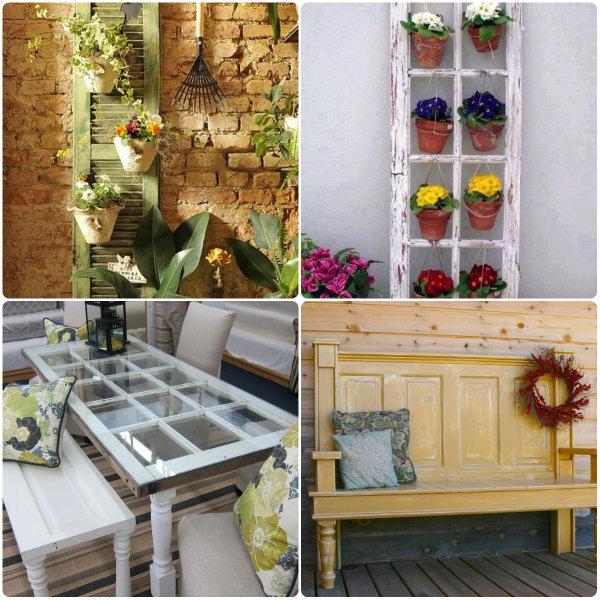 decoração com janelas antigas