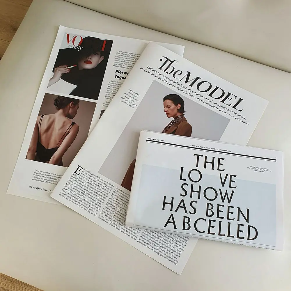 decoração com jornais e revistas