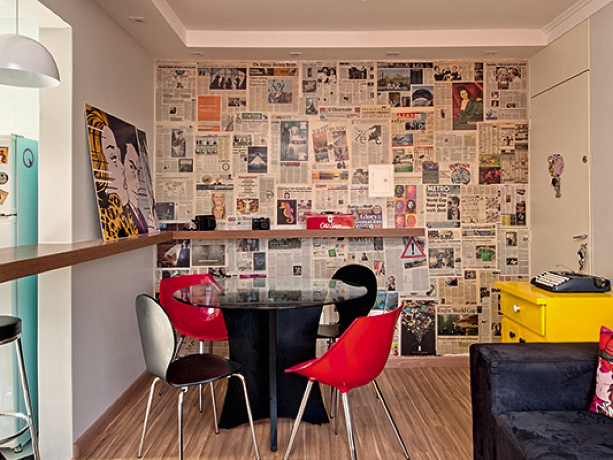 quanto custa decorar um móvel com jornal