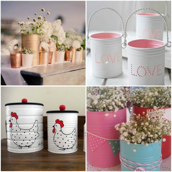 quanto custa decorar com latas recicladas