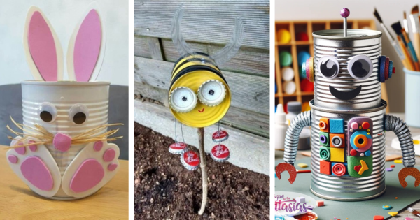 decoração com latas