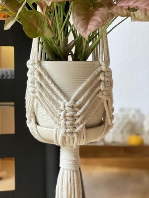 decoração com macramê
