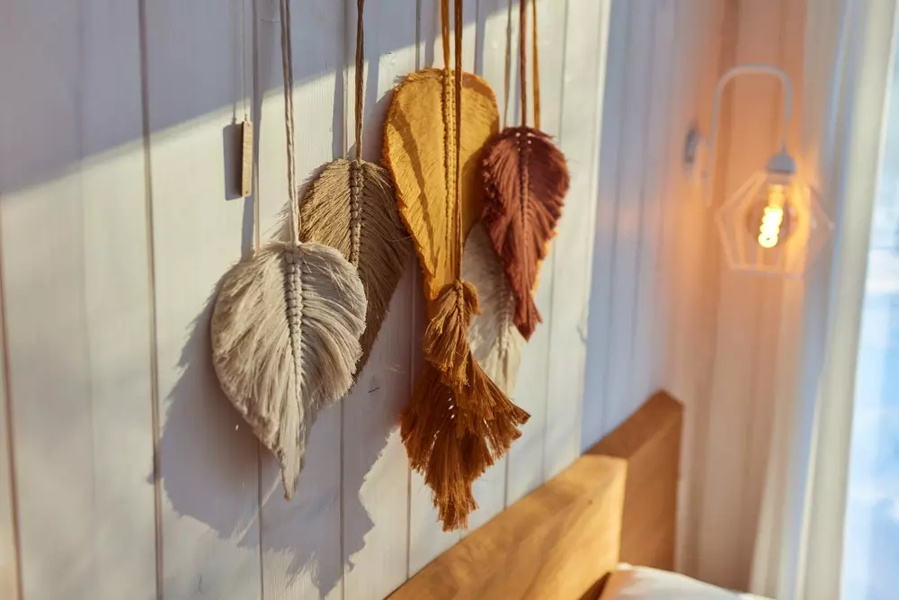 macramê vs crochê para iniciantes em decoração
