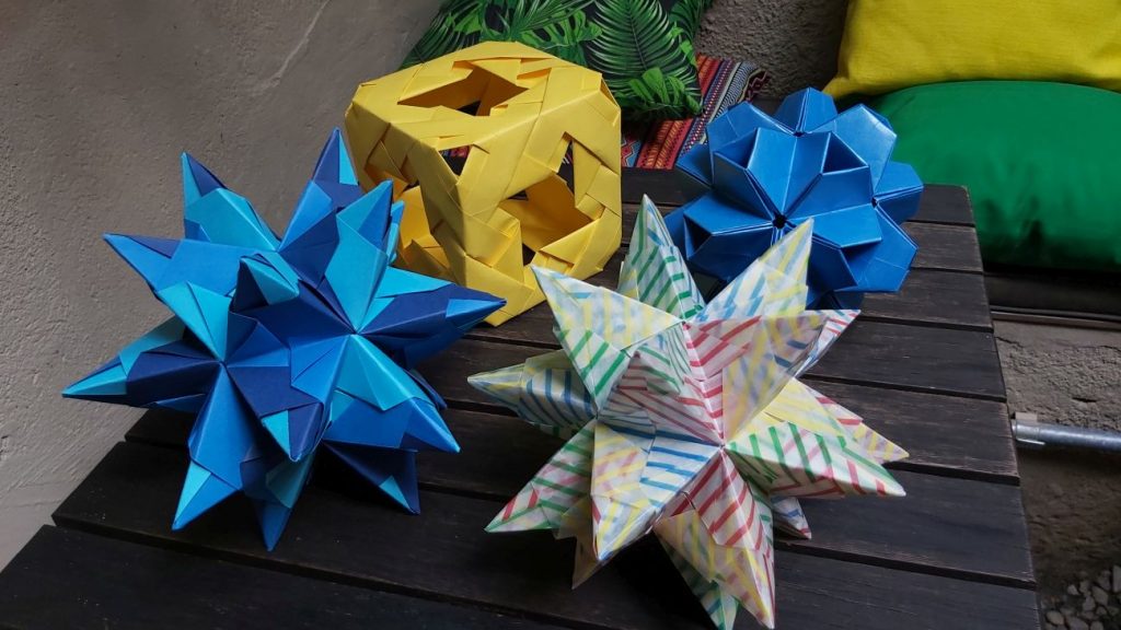 origami decoração barata como economizar