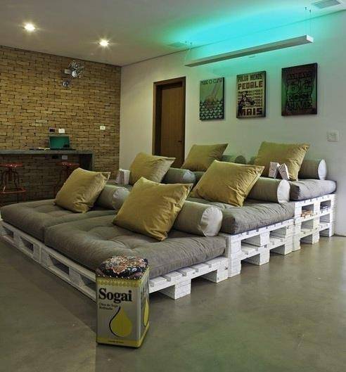 decoração com pallets de madeira