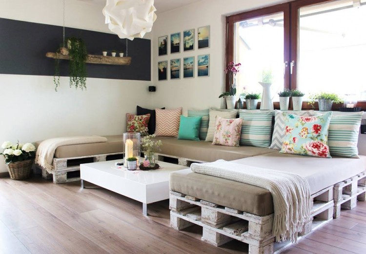 ideias de decoração com pallets