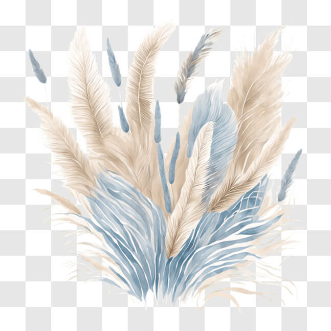 decoração com penas