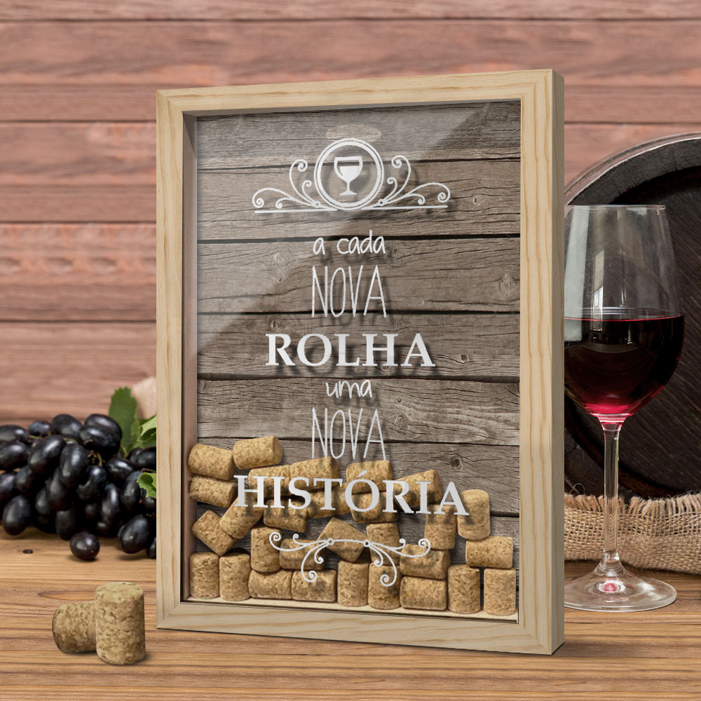 decoração com rolhas de champanhe