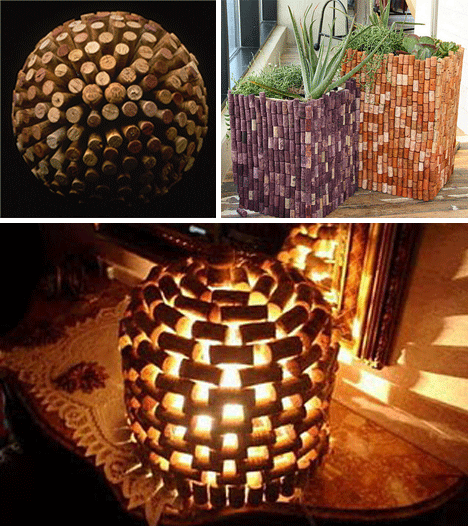 10 ideias criativas para decorar com rolhas de vinho