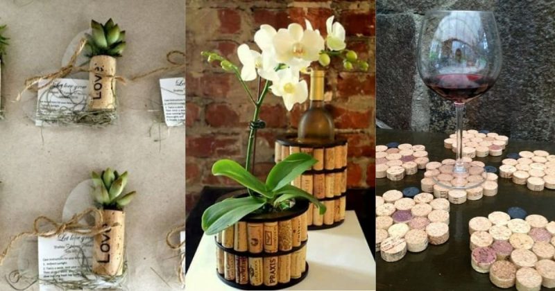 ideias de decoração com rolhas de vinho branco para iniciantes