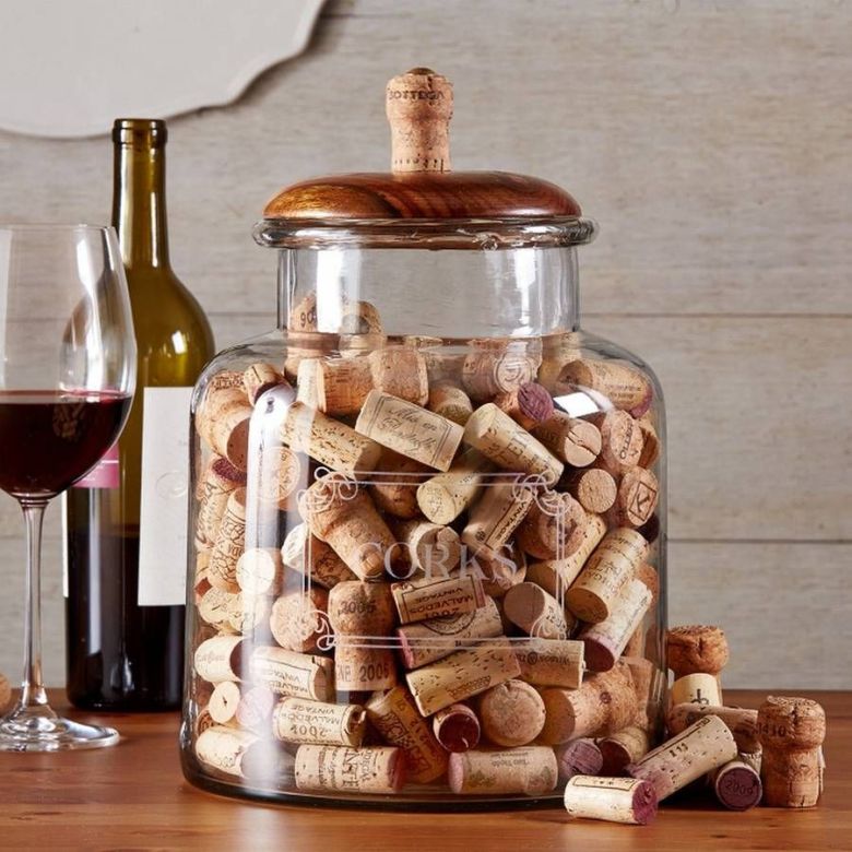 rolhas de vinho branco vs rolhas de vinho tinto para decoração