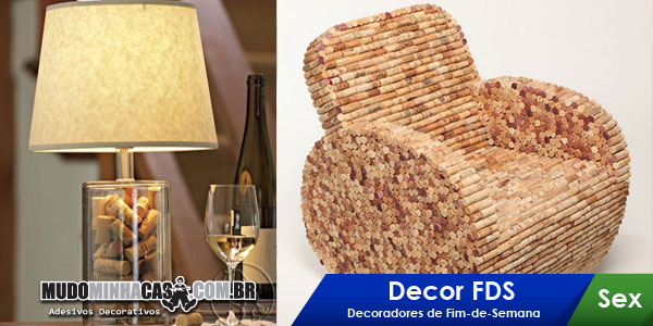 rolhas de vinho branco vs rolhas de vinho tinto para decoração