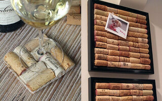 ideias de decoração com rolhas de vinho tinto para iniciantes