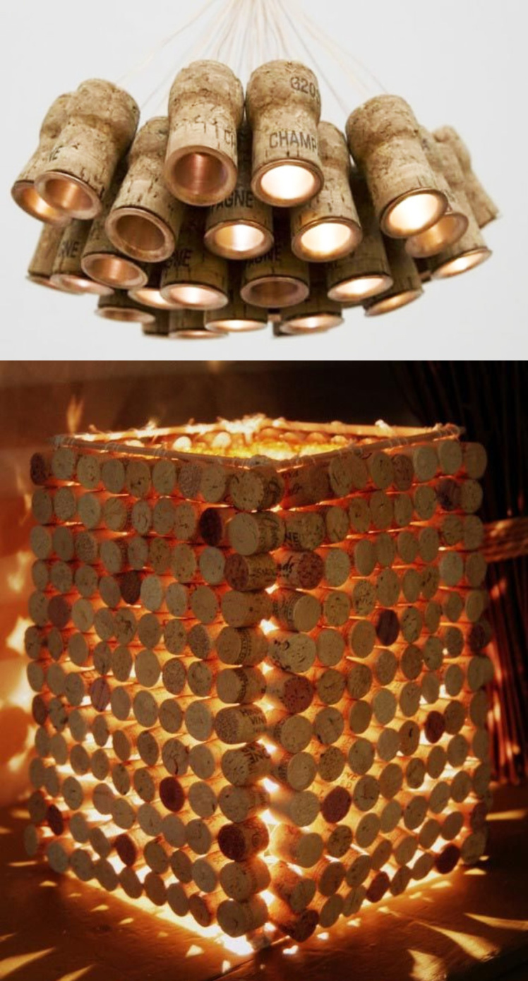 ideias de decoração com rolhas para casamento inspiração