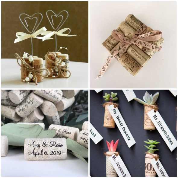 como fazer porta-copos de rolha para casamento