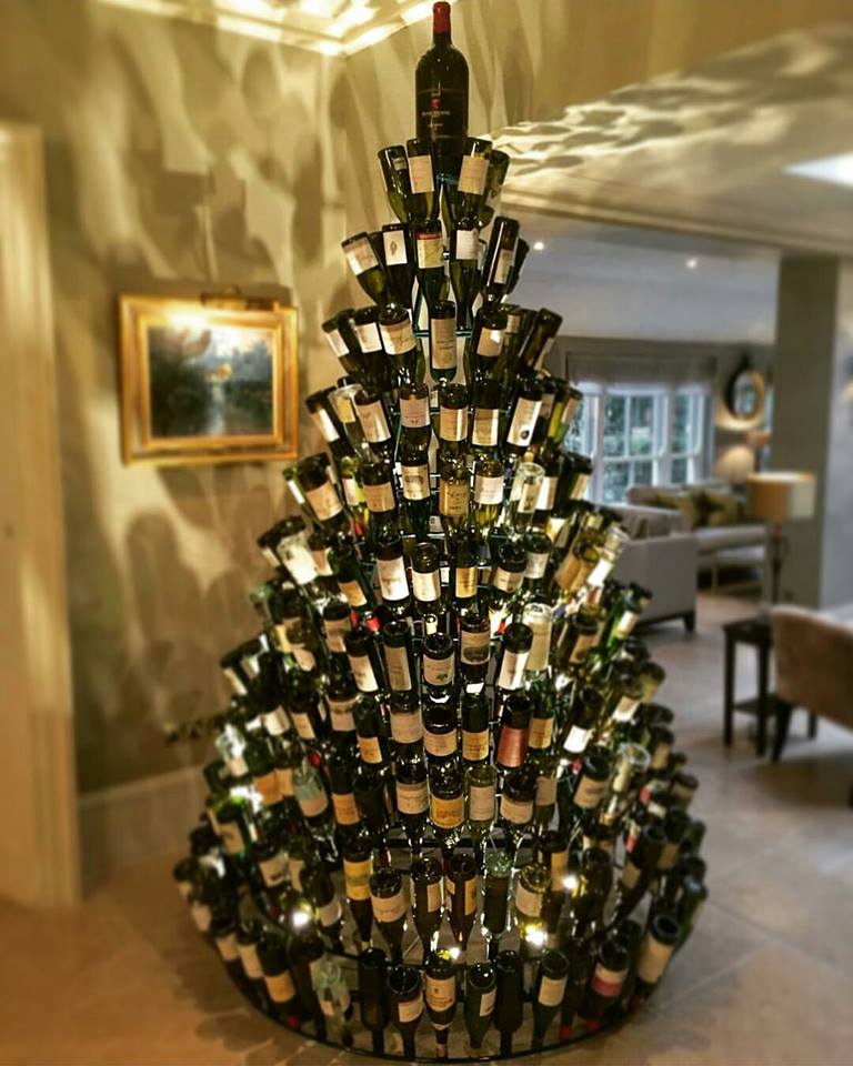 decoração com rolhas para natal