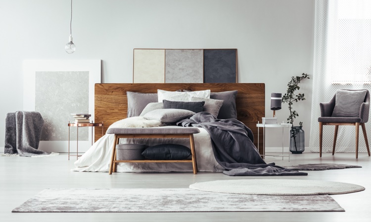 decoração com tapetes sobrepostos