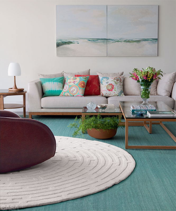 Transforme Sua Sala: Ideias Criativas de Sobreposição de Tapetes