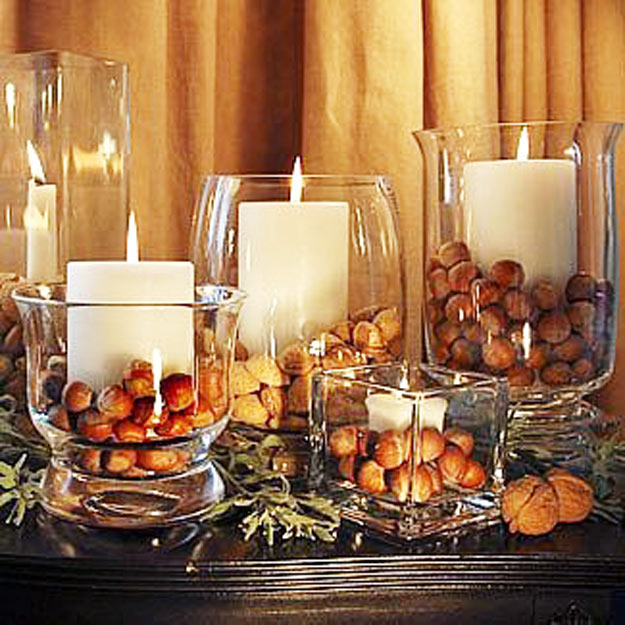 decoração com velas