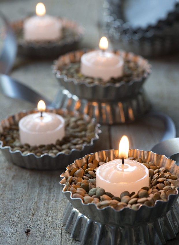 velas aromáticas vs velas comuns para decoração
