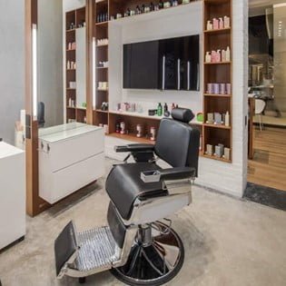 decoração de barbearia moderna