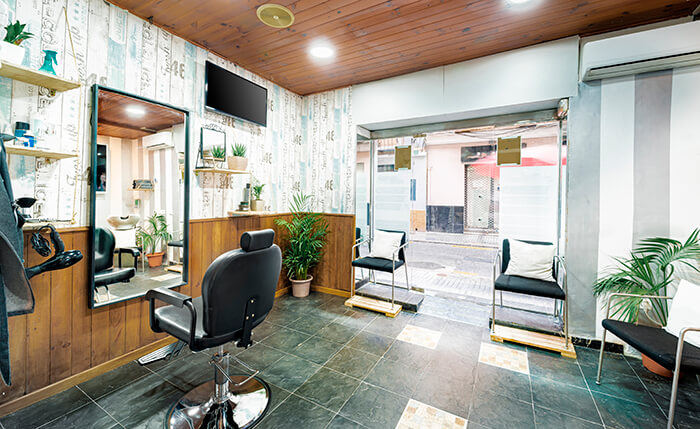 iluminação led para barbearia retrô moderno