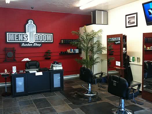 decoração de barbearia moderna