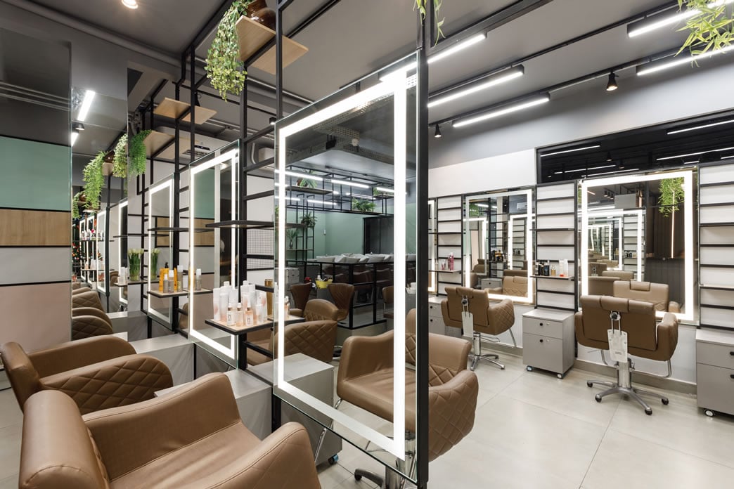 ideias de decoração barbearia moderna com fotos