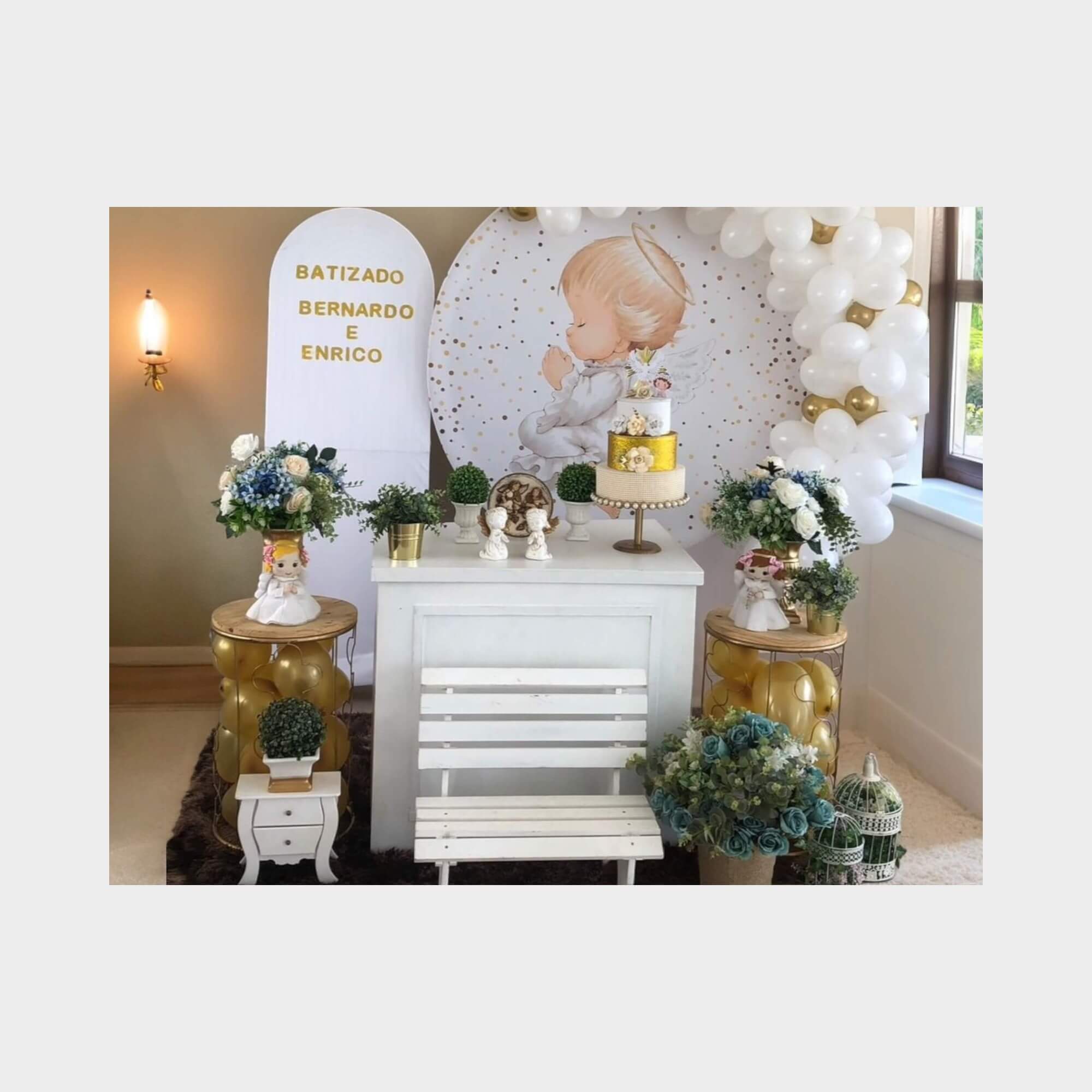 ideias de decoração de batizado simples e barata