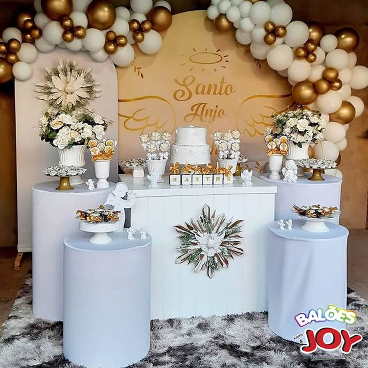 ideias de decoração de batizado simples e barata