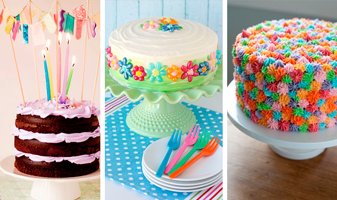 decoracao de bolo de aniversario