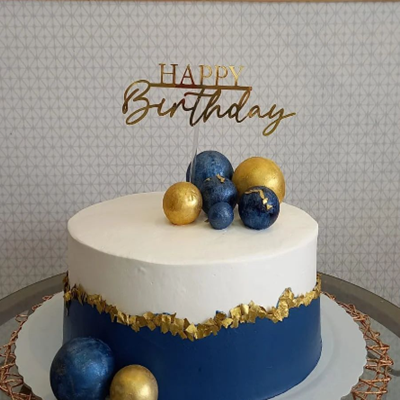 decoracao de bolo de aniversario