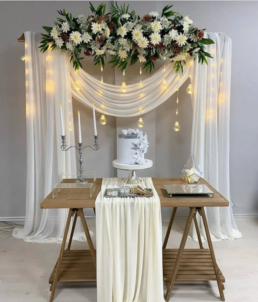 flores para decoração de casamento simples