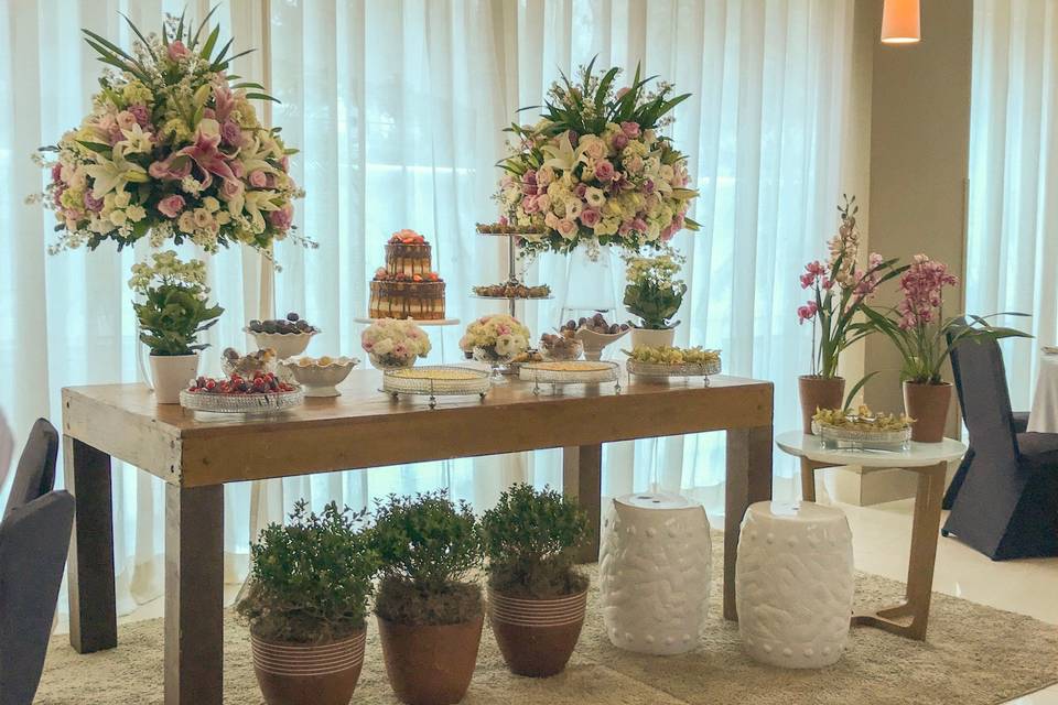 decoração de casamento rústico simples