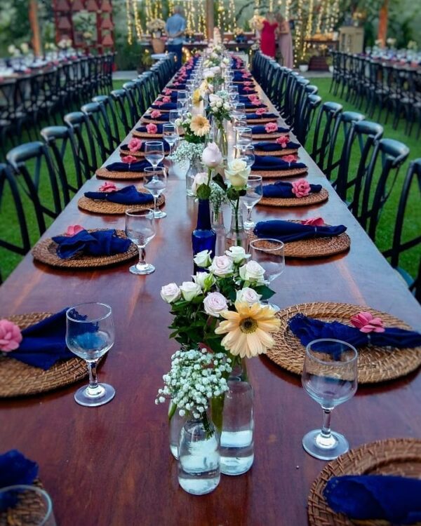 decoração de casamento minimalista simples