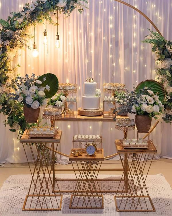 decoração de casamento DIY simples